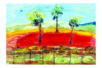 M.Bilal: A Paradise Lost - Oil on paper/66x46 cm 